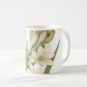tuberose(Tuberosa sp.) von Redouté Kaffeetasse (VorderseiteRechts)