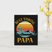 Tubing Papa River Tube Boat Water Snow Lake Karte (Gelbe Blume)