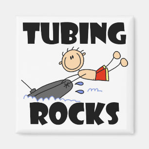 Tubing Rocks T-Shirts und Geschenke Magnet