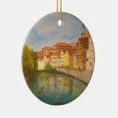 Tubingen im Sonnenlicht Keramikornament (Rechts)