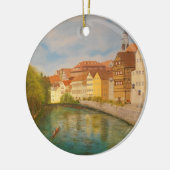 Tubingen im Sonnenlicht Keramikornament (Links)