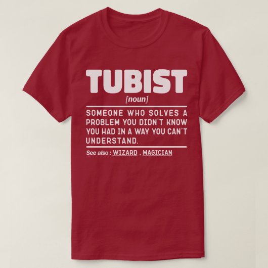 Tubist Noun Symphony Creator Sarcastic Tuba Lover T-Shirt (Design vorne)