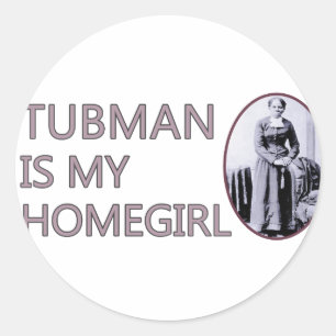 Tubman ist meine Heimat Runder Aufkleber