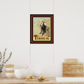 Tuborg ~ The Thirsty Man ~ Erik Henningsen ~ Poster (Küche)