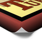 Tuborg ~ The Thirsty Man ~ Erik Henningsen ~ Poster (Ecke)