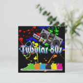 Tubular 80er einladung (Stehend Vorderseite)