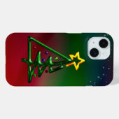 Tubular Chrome Christmas Tree Case-Mate iPhone Hülle (Rückseite (Horizontal))