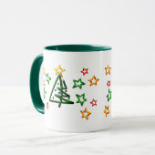 Tubular Chrome Christmas Tree Tasse (Vorderseite Links)