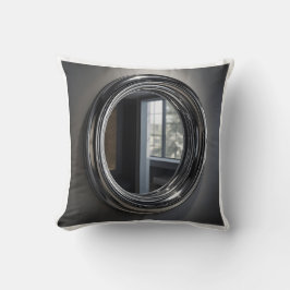 Tubular Chrome Mirror Reflection Art Kissen