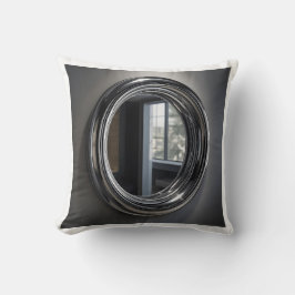 Tubular Chrome Mirror Reflection Art Kissen