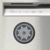 Tubular Petals Mandala Magnet (In Situ (Geschirrspüler))