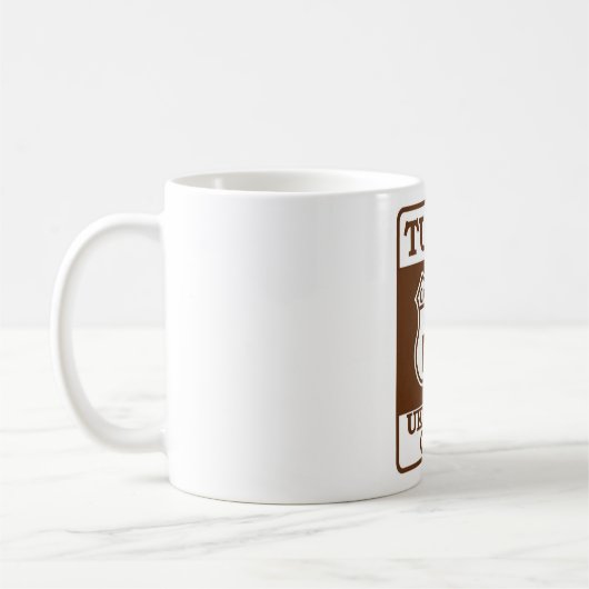 TUC Verkehrsschild-Tasse Kaffeetasse (Links)