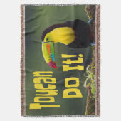 Tucan Do it! Motivierend Vogel-Funny-Pub Decke (Vorderseite Vertikal)