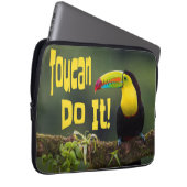 Tucan Do it! Motivierend Vogel-Funny-Pub Laptopschutzhülle (Vorne Rechts)