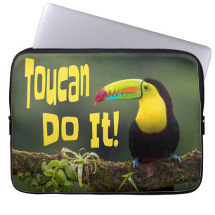 Tucan Do it! Motivierend Vogel-Funny-Pub Laptopschutzhülle