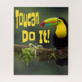 Tucan Do it! Motivierend Vogel-Funny-Pub Puzzle (Vertikal)