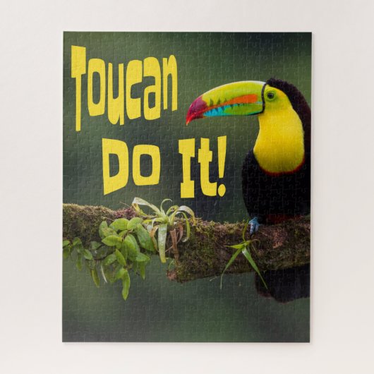 Tucan Do it! Motivierend Vogel-Funny-Pub Puzzle (Vertikal)