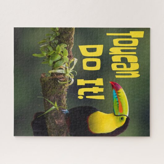Tucan Do it! Motivierend Vogel-Funny-Pub Puzzle (Horizontal)