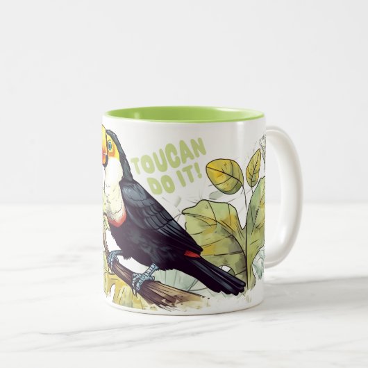 Tucan Do it! Mug Zweifarbige Tasse (VorderseiteRechts)