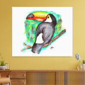 Tucan Leinwanddruck (Insitu (Wohnzimmer))