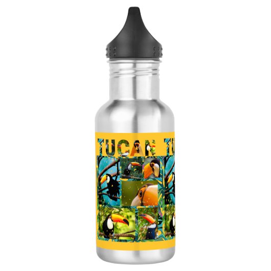 TUCAN TIERSCHÖNHEIT EDELSTAHLFLASCHE (Links)