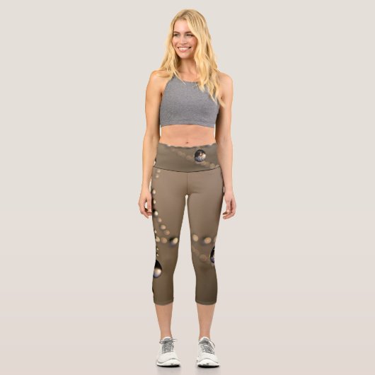 Tuch auf die Webspange Capri Leggings (Vorderseite)