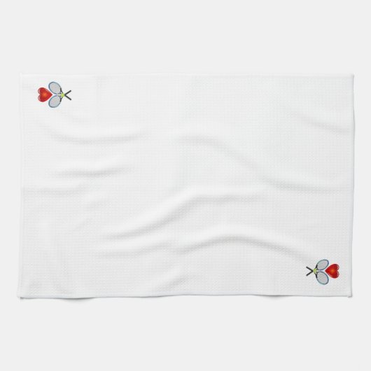 Tuch - Liebe-Tennis (Horizontal)