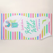 Tuch mit Liebe Key West Strandtuch (Vorderseite)