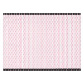 Tuch, rosa und schwarz tischdecke (Vorderseite (Horizontal))