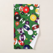 Tuch-Set - Billard Badhandtuch Set (Handtuch)