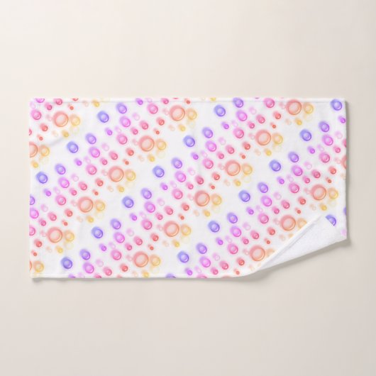 Tuch-Set - Regenbogen-Blasen Badhandtuch Set (Handtuch)