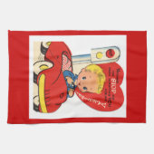 Tuch - Vintages Valentine-Küchen-Tuch 7 (Horizontal)