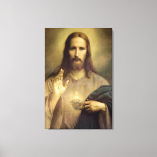 Tuch von Turin Jesus Christus Gesicht, Heiliges Ge Leinwanddruck