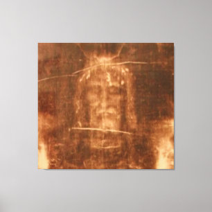 Tuch von Turin Jesus Christus Gesicht, Heiliges Ge Leinwanddruck