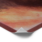 Tuch von Turin Jesus Christus Gesicht, Heiliges Ge Poster (Ecke)