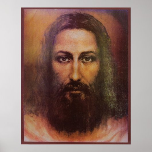 Tuch von Turin Jesus Christus Gesicht, Heiliges Ge Poster (Vorne)