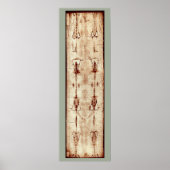 Tuch von Turin Jesus Christus Gräbertuch Poster (Vorne)