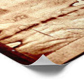 Tuch von Turin Jesus Gräbertuch Poster (Ecke)