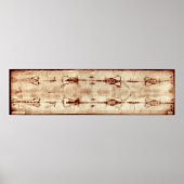 Tuch von Turin Jesus Gräbertuch Poster (Vorne)