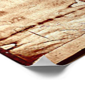 Tuch von Turin Jesus Gräbertuch Poster (Ecke)