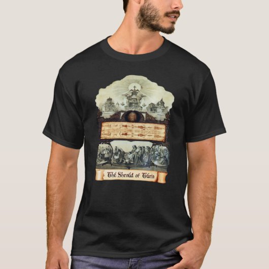 Tuch von Turin Jesus Gräbertuch T-Shirt (Vorderseite)