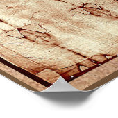 Tuch von Turin Pio Jesus Heiliges Gesicht & Mandyl Poster (Ecke)