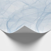 Tuchblauer moderner Hintergrund Geschenkpapier (Ecke)