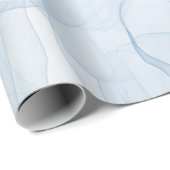 Tuchblauer moderner Hintergrund Geschenkpapier (Rolleneckpunkt)