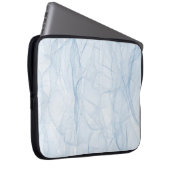 Tuchblauer moderner Hintergrund Laptopschutzhülle (Vorne Rechts)