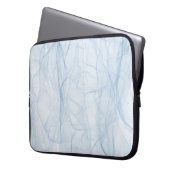 Tuchblauer moderner Hintergrund Laptopschutzhülle (Vorderseite Links)