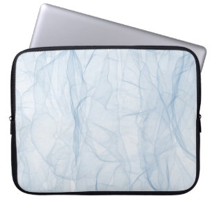 Tuchblauer moderner Hintergrund Laptopschutzhülle