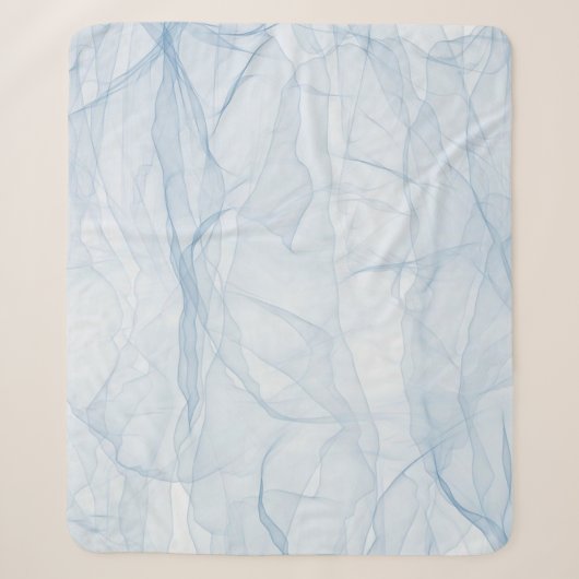 Tuchblauer moderner Hintergrund Sherpadecke (Vorderseite)