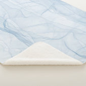 Tuchblauer moderner Hintergrund Sherpadecke (3/4)