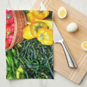 Tücher für frische Paprikaschoten (Viertel Falte)